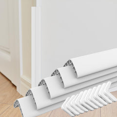 Tongmo white wall corner protector, five-pack, protects walls and child-safe corners.
