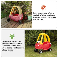 Tonhui Cozy Coupe cover side detail highlights durable oxford fabric.