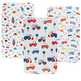 Tontukatu bassinet sheet set with car truck digger pattern offers soft, cozy sleep for baby