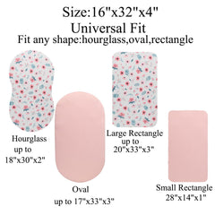 Tontukatu stretchy jersey knit sheet delivers soft breathability for newborn comfort