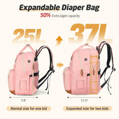 Tonyeee diaper bag backpack luggage strap for easy airport travel