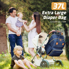 Tonyeee diaper bag backpack luggage-strap keeps hands free while traveling.