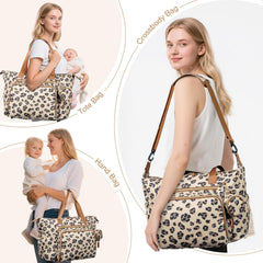 Tonyeee diaper bag tote large capacity for baby essentials