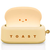 TOOGE toaster lamp with a smile offers a cozy night light for kids.