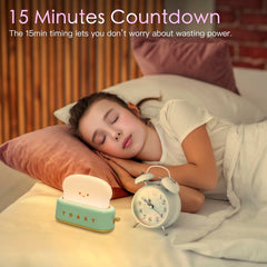 TOOGE kawaii bedroom decor toaster light for mood-boosting ambience