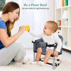 Toogel booster seat foldable with travel bag makes packing easy