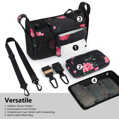 TopDesign detachable mesh bag for easy washing and added storage.