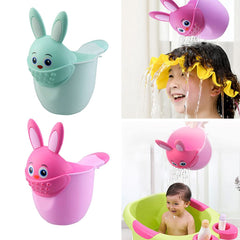 TOPFROP cartoon face design engages baby during bath time