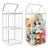 TOPHDY stuffed animal zoo with lights on, ideal for bright toy display