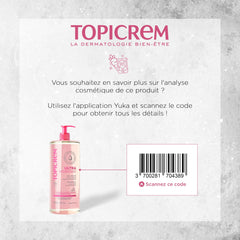 Topicrem Ultra-Hydratant Shower Gel skin barrier care in action.