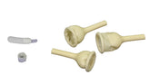 Topmed ETS rubber urinal bag front view for discreet incontinence management