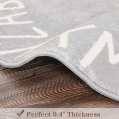 Topotdor round nursery rug designed for family activities and storytelling.