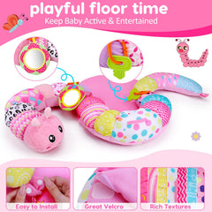 Topsochir detachable pillows caterpillar for versatile seated support during playtime.