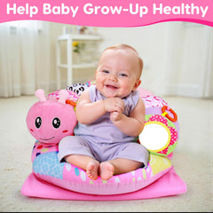 Topsochir sensory plush textures with crinkle fabric engage tactile curiosity.