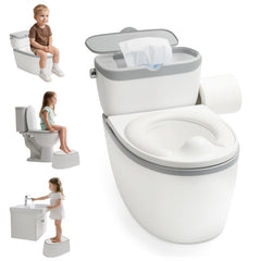TOSGN 3-in-1 toddler potty front view, compact height for early training.