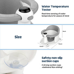 TOSGN non-slip suction cups secure the chair on smooth tubs.