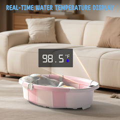 TOSGN collapsible baby bathtub materials include safe PP and TPE for gentle skin.