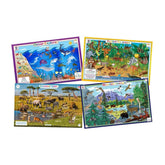 Tot Talk Wildlife Explorer ocean animals placemat for learning during meals.