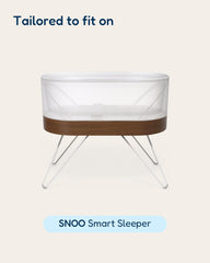 TotAha bassinet sheet fits SNOO bassinet 14x30 snugly
