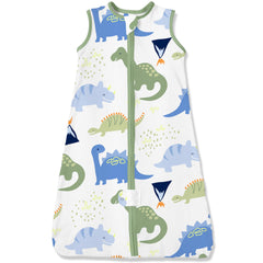 TotAha light sleep sack on baby for breathable, comfortable sleep.