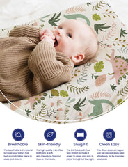 TotAha stretchy jersey knit changing pad cover ensures smooth diaper changes.