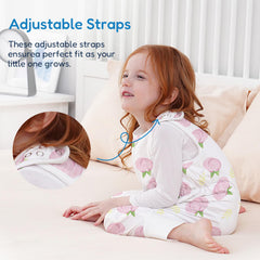 TotAha Sleep Sack with elastic waist supporting natural movement.