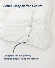 TotAha Toddler Sleep Sack jersey knit fabric delivers lasting softness.