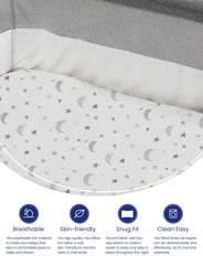 TotAha TotCare fabric closeup shows soft knit texture for gentle nights