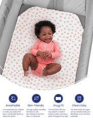 Close-up of TotCare fabric reveals silky softness and flexible knit.