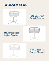 TotAha TotCare microfiber feels ultra-soft for soothing baby comfort during naps.