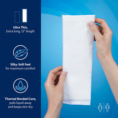 Total Dry moderate-bladder-protection pad for comfortable overnight wear.