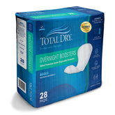 Total Dry Ultimate Booster Pads for women and men provide overnight absorbency for bladder leakage