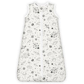 TOTBASIC sleep sack fabric close-up shows soft knit texture for cozy sleep.