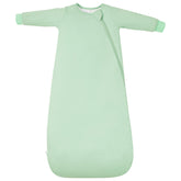 TOTBASIC sleep sack sage front view provides cozy warmth for newborn nights.