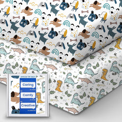 TotBasic buttery-soft crib sheet for gentle touch on baby skin