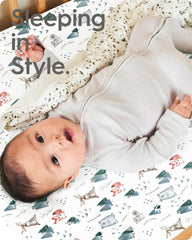 TotBasic elastic secure-fit pack-n-play sheets stay put during wriggling.
