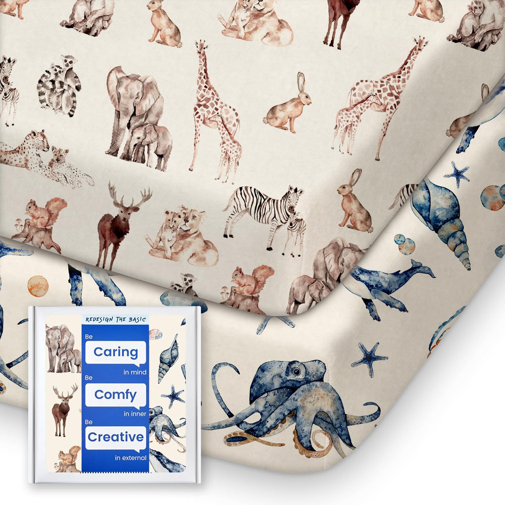 TOTBASIC Graco pack-n-play fitted sheet in soft jersey for gentle skin contact