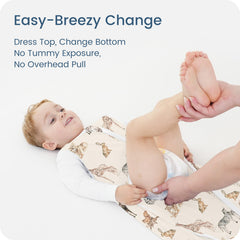 TotBasic hip-friendly design allows natural leg movement for comfort