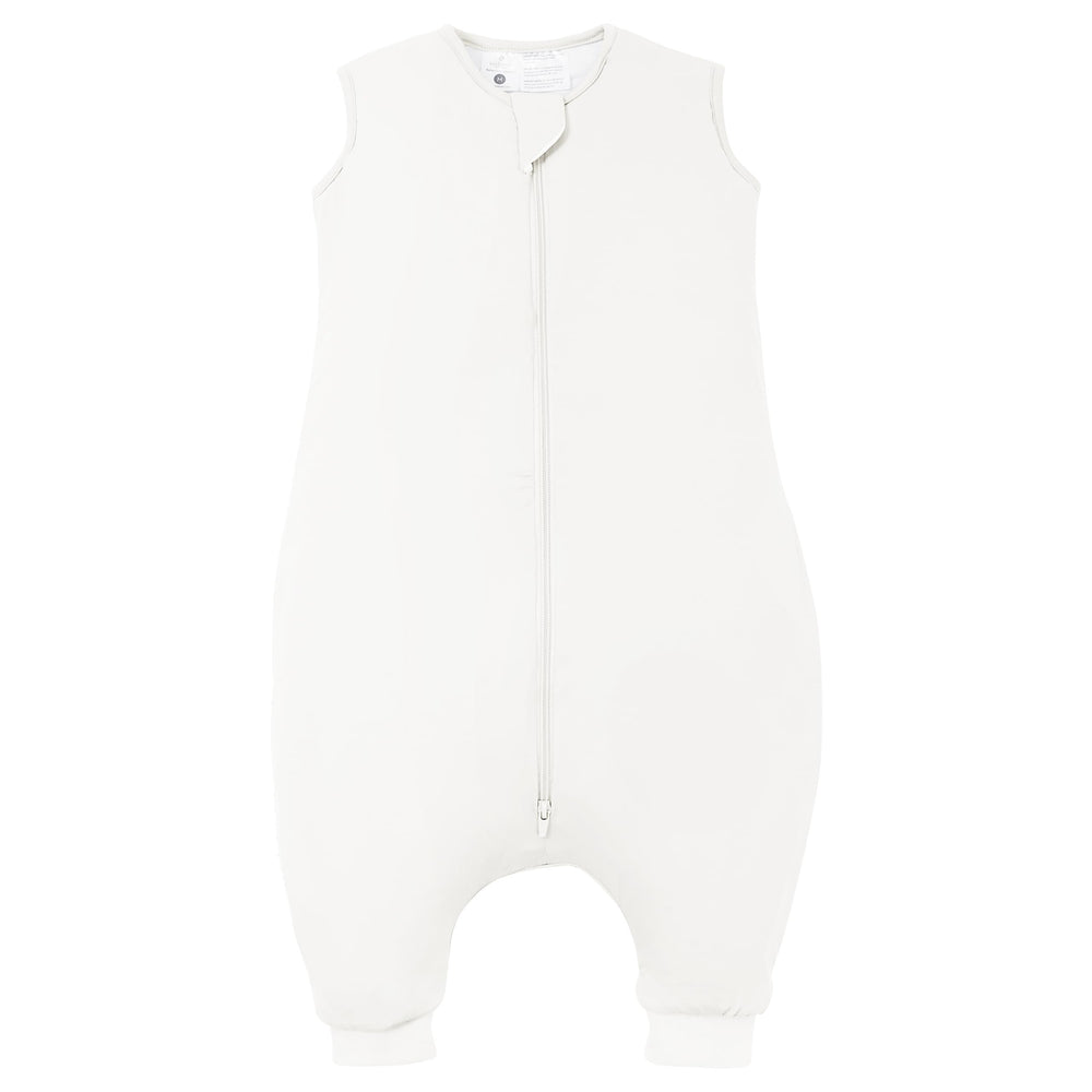 TOTBASIC Toddler Sleep Sack with Feet cloud closeup, cozy breathable fabric for daily comfort.