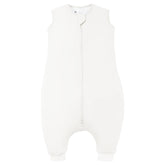 TOTBASIC Toddler Sleep Sack with Feet cloud closeup, cozy breathable fabric for daily comfort.
