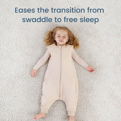 TotBASIC 1.0 TOG sleep sack, oat, ideal for mild temps