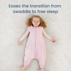 TOTBASIC Toddler walker-friendly sleep sack supports movement