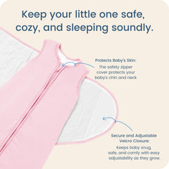 TOTBASIC womb-like comfort swaddle shown in transition mode.