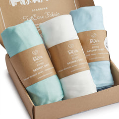 TotCare bassinet sheets in buttery-soft jersey for gentle baby comfort