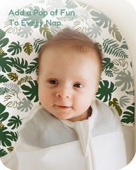 TotChill elastic-edge secure-fit design on bassinet sheet