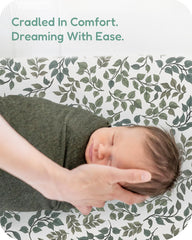 TotChill bassinet sheet texture close-up, soft and comfy material.