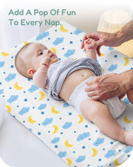 TOTCHILL changing pad cover fits standard 32x16x5 pads, keeping surfaces comfortable.