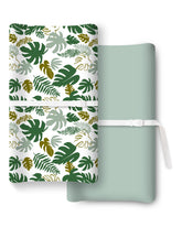 TotChill changing pad cover with two-color design fits standard pads securely