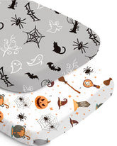 TotChill Halloween bassinet sheets 2-pack provide snug fit and soft comfort