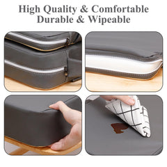TOTIDYH booster seat non-slip bottom prevents sliding for stable mealtime